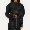 Bolso de mano pequeño con cremallera plana Bolso de mano pequeño con cremallera plana