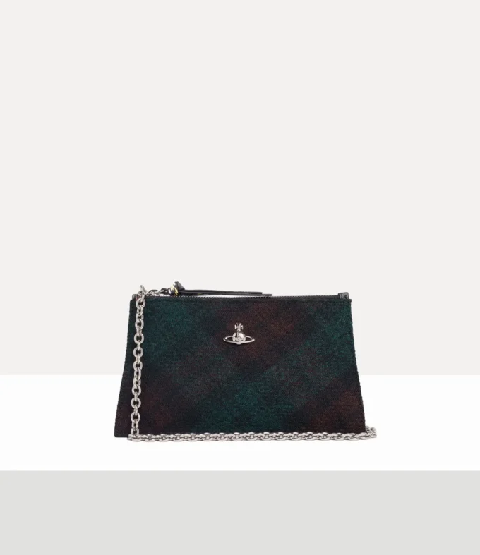Bolso de mano pequeño con cremallera plana Bolso de mano pequeño con cremallera plana