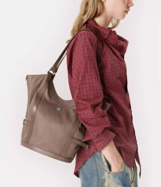 Bolso grande de hombro Olive