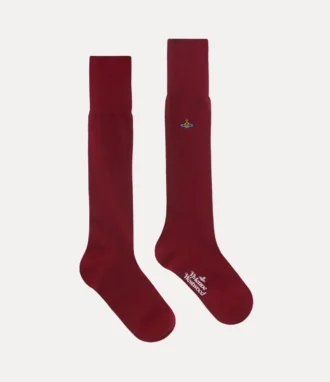 Calcetines altos de color liso