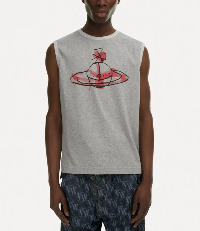 Camiseta Drawn Orb Muscle Camiseta Drawn Orb Muscle