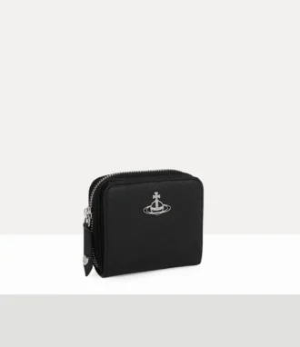 Cartera mediana con cremallera