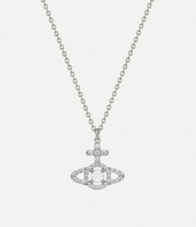 Collar con colgante Olympia de circonitas
