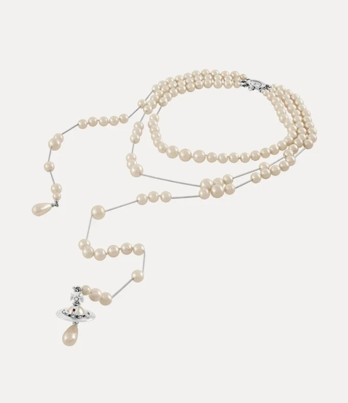 Collar de perlas rotas