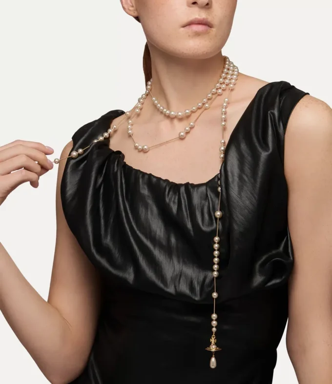Collar de perlas rotas