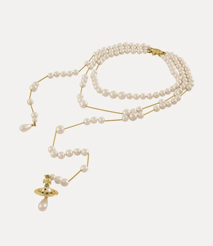 Collar de perlas rotas