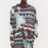 Jersey Broken Fair Isle Jersey Broken Fair Isle
