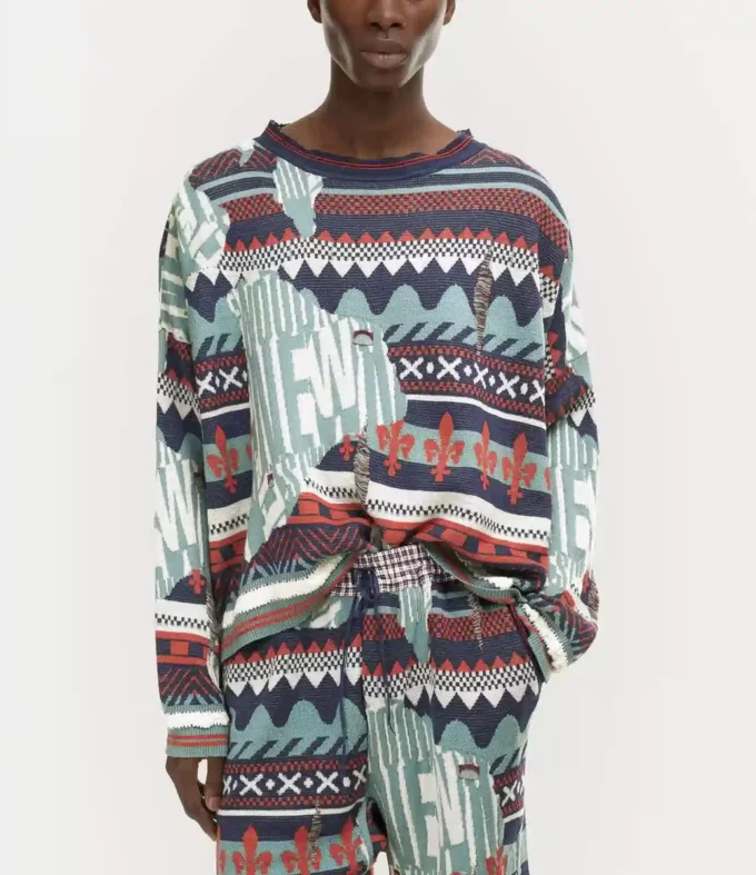 Jersey Broken Fair Isle Jersey Broken Fair Isle