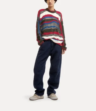 Jersey Drunken Striped