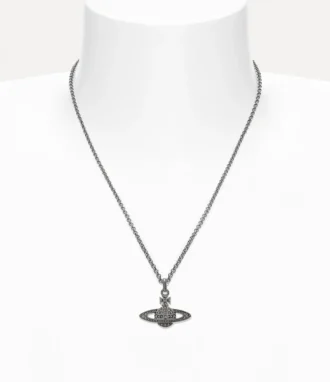 Man. Collar con colgante Mini Bas Relief Orb Man. Collar con colgante Mini Bas Relief Orb