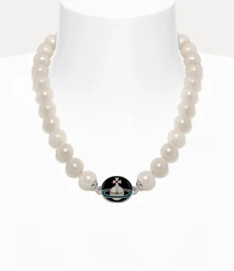Man. Collar Loelia Large Pearl Man. Collar Loelia Large Pearl