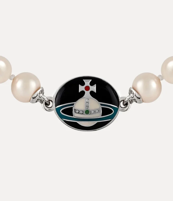 Man. Collar Loelia Large Pearl Man. Collar Loelia Large Pearl