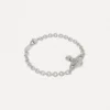 Man. Pulsera con cadena en mini relieve Man. Pulsera con cadena en mini relieve