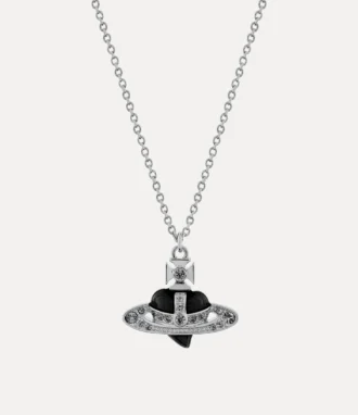 Nuevo collar con colgante de corazón de diamantes