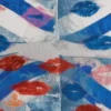 Pañuelo cuadrado Union Jack Kiss Pañuelo cuadrado Union Jack Kiss