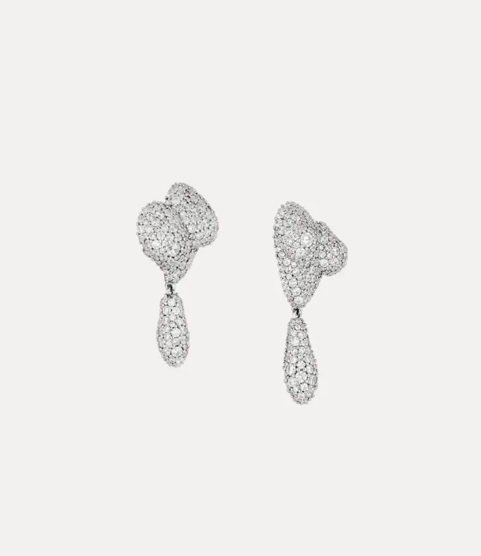Pendientes Mimosa Pave Pendientes Mimosa Pave