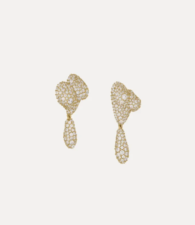 Pendientes Mimosa Pave Pendientes Mimosa Pave