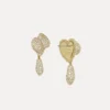 Pendientes Mimosa Pave Pendientes Mimosa Pave
