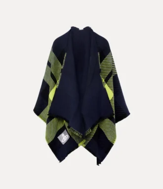 Poncho de tartán