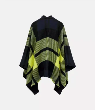 Poncho de tartán