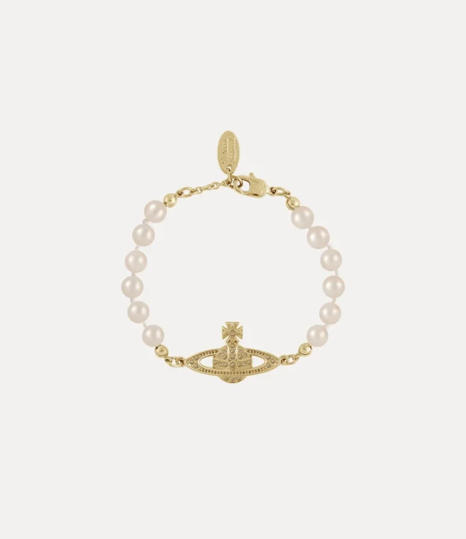 Pulsera Mini Bas Relief Pearl Pulsera Mini Bas Relief Pearl