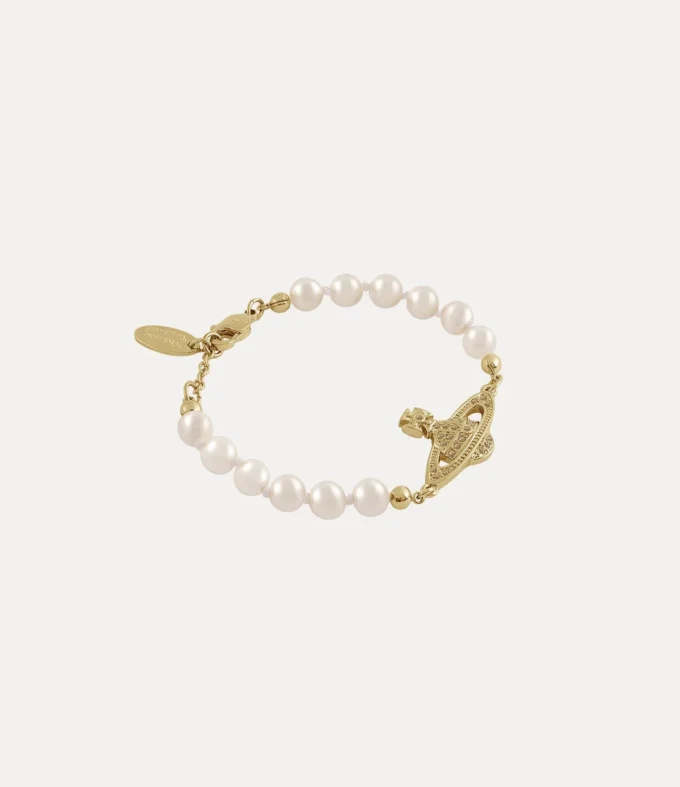 Pulsera Mini Bas Relief Pearl Pulsera Mini Bas Relief Pearl