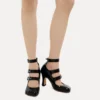 Zapatos Animal Toe Three-Strap Zapatos Animal Toe Three-Strap