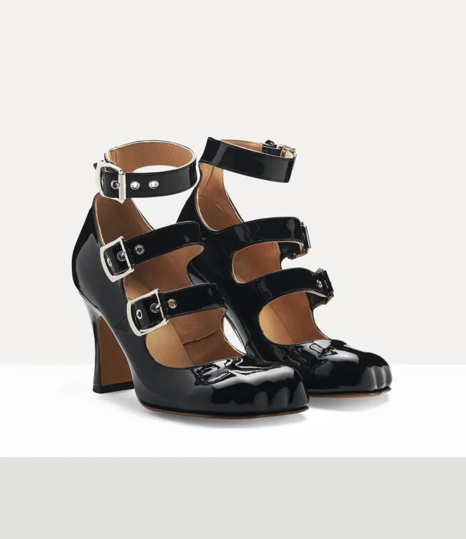 Zapatos Animal Toe Three-Strap Zapatos Animal Toe Three-Strap
