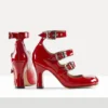 Zapatos Animal Toe Three-Strap Zapatos Animal Toe Three-Strap
