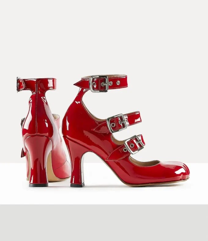 Zapatos Animal Toe Three-Strap Zapatos Animal Toe Three-Strap