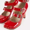 Zapatos Animal Toe Three-Strap Zapatos Animal Toe Three-Strap